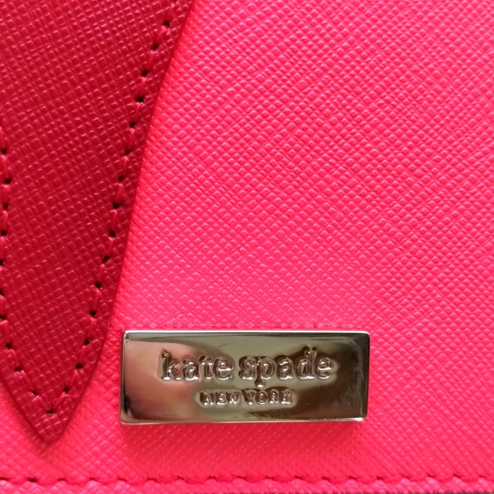 EUC KATE SPADE Imogene Talk The Talk PARROT Leather Wallet/Passport Holder - Picture 12 of 12